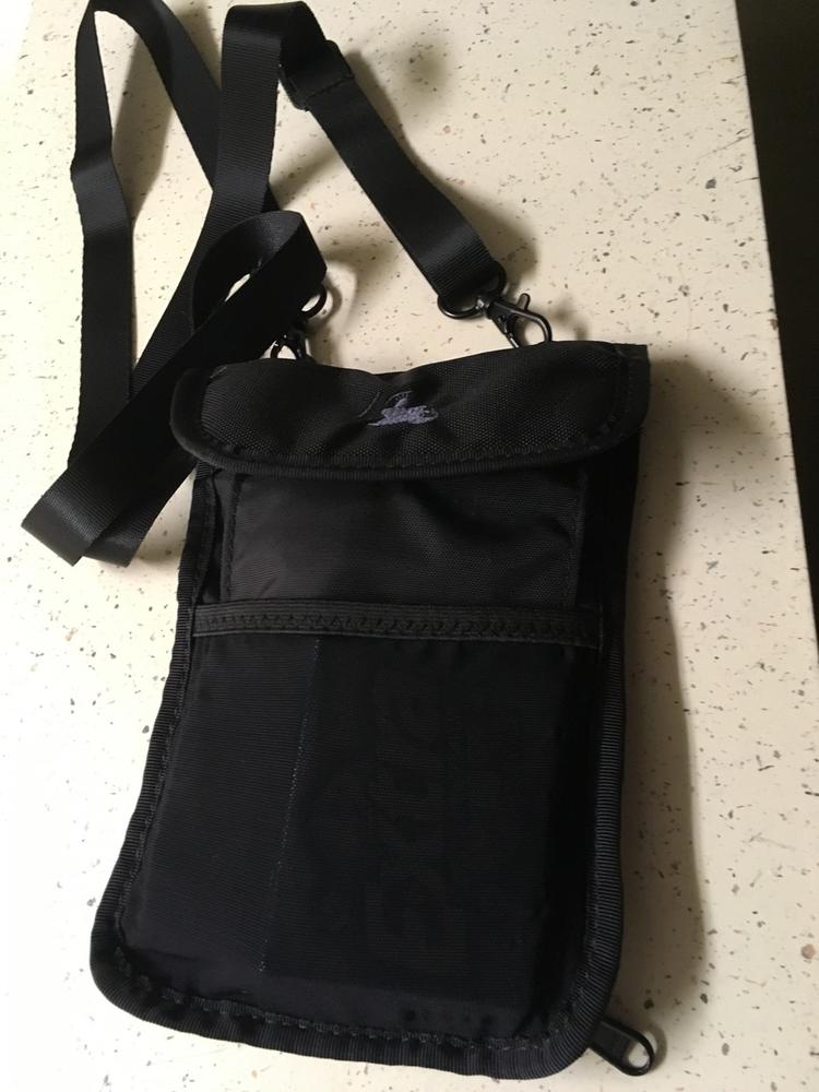 DefenderShield ConcealShield Cell Phone Faraday Travel Bag - EMF + RFID Blocking Privacy Pouch in Black - Customer Photo From Miserach