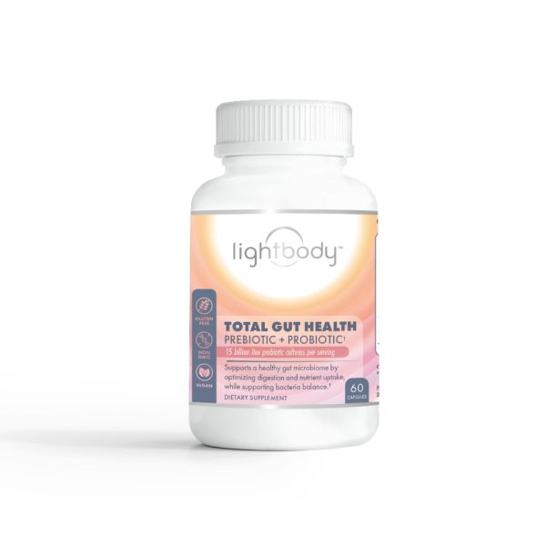 Lightbody® Total Gut Health – Prebiotic + Probiotic
