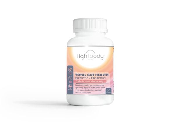 Lightbody® Total Gut Health – Prebiotic + Probiotic